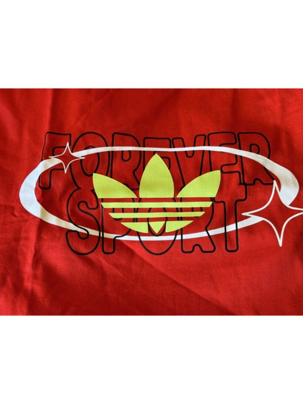 Adidas Men Original Trefoil Forever T-Shirt Red Size 2XL new - Picture 4 of 11